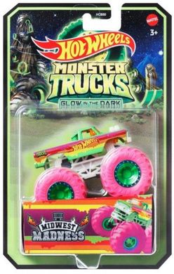 Базова машинка-позашляховик Hot Wheels серії Сяючі в темряві Monster Trucks (1:64) в асортименті (HCB50)
