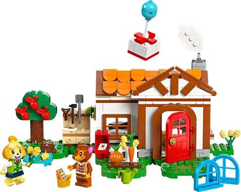 LEGO Animal Crossing Визит в гости в Isabelle