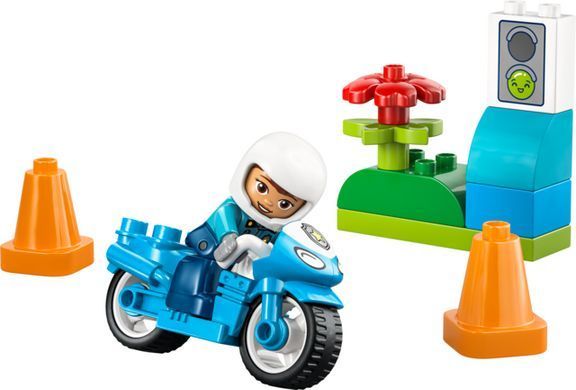 LEGO DUPLO Синий полицейский мотоцикл 10471
