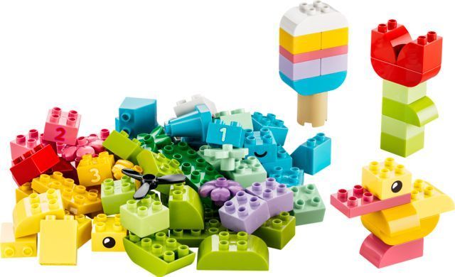 LEGO&reg; DUPLO&reg; Classic Коробка кубиків для яскравих творчих збірок Іграшка для концентрації 10479