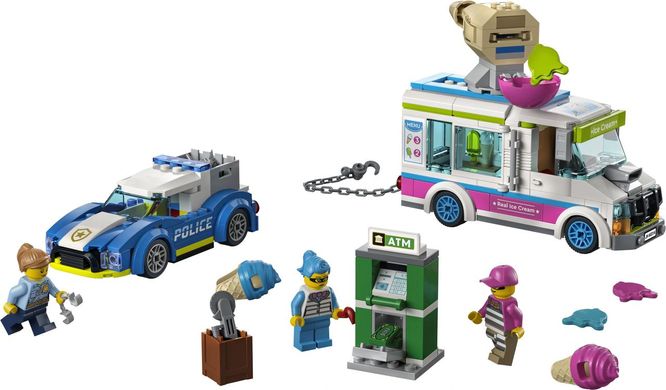 LEGO 60314 LEGO City Поліцейське переслідування фургона з морозивом