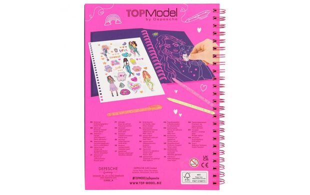 Набір для творчості TOP Model Neon Doodle Book With Neon Pen Set