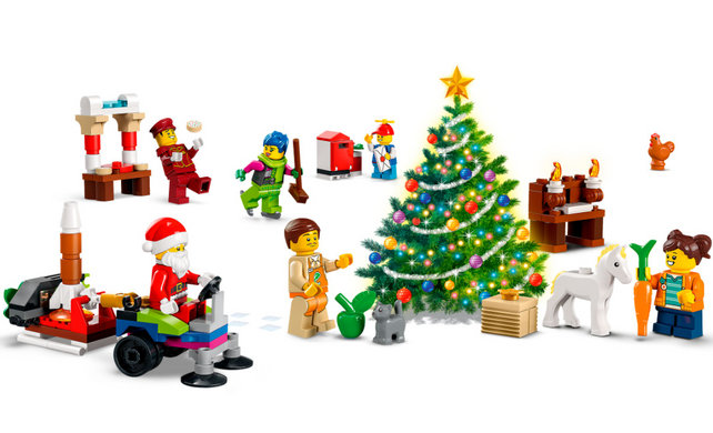 Конструктор LEGO City Новорічний календар 287 деталей 60352