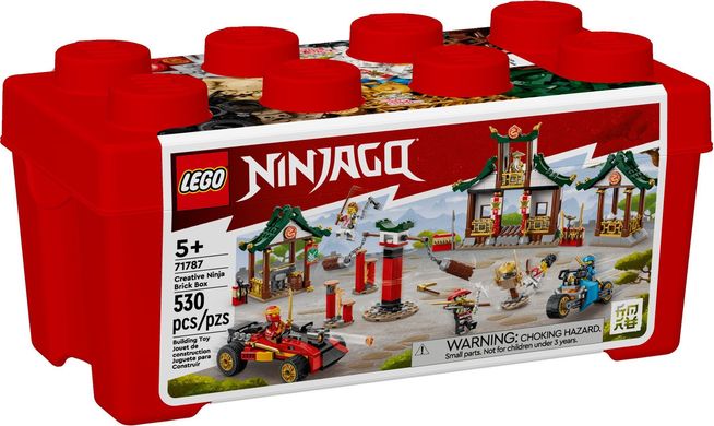 Конструктор LEGO® Ninjago Ніндзя Коробка з кубиками для творчості 530 деталей (71787)