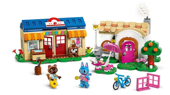 LEGO Animal Crossing Ятка «Nook's Cranny» и дом Rosie