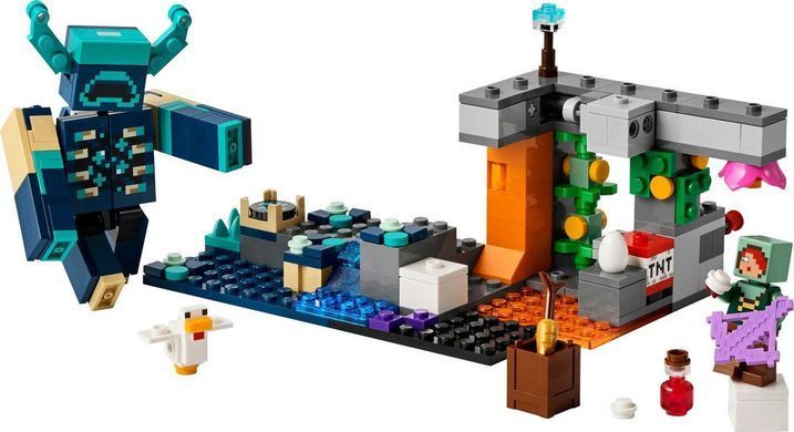 LEGO&reg; Minecraft&reg; Встреча с Боронителем Коллекционный мерч к видеоигре 21274