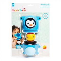 Набір іграшок для ванни Munchkin 3 в 1 Акула і друзі