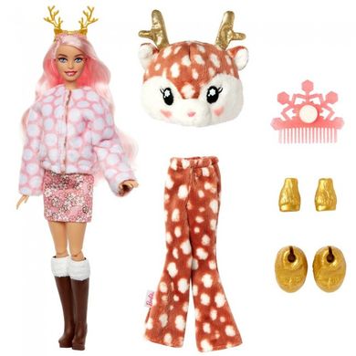 Лялька Barbie "Cutie Reveal" серії "Зимовий блиск" — оленя