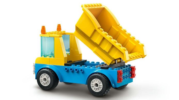 Конструктор LEGO City Будівельна вантажівка й кулястий кран-таран 60391