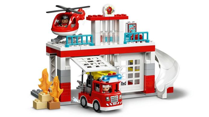LEGO® DUPLO® Рескью Пожарное депо и вертолет 10970