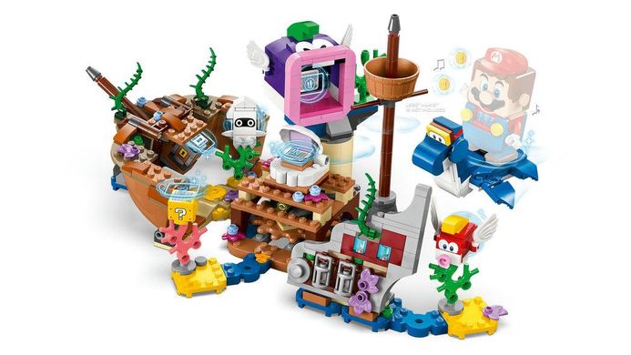 Конструктор LEGO® Super Mario™ Приключения Dorrie на затонувшем корабле. Дополнительный набор.