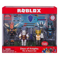 Ігрова колекційна фігурка Jazwares Roblox Mix &Match Set Days of Knights в наборі 4шт. 10873R