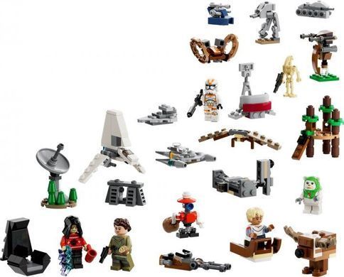 Конструктор LEGO Star Wars Новогодний адвент календарь на 2023 год 320 деталей 75366