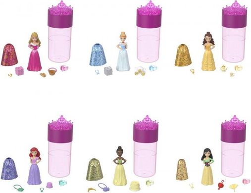Набір сюрприз Disney Princess Royal Color Reveal з міні-лялькою принцесою HMK83