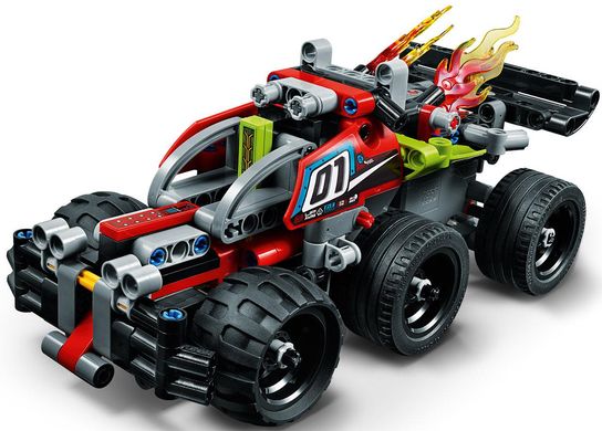 Lego Technic 42072 Зелений гоночний автомобіль