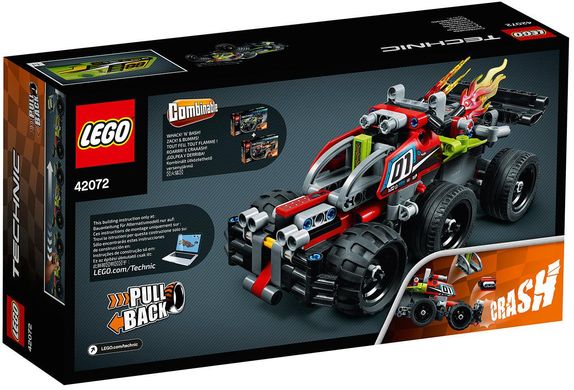 Lego Technic 42072 Зелений гоночний автомобіль