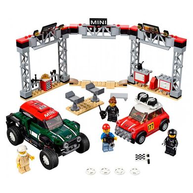 Конструктор LEGO® Speed Champions Автомобілі 1967 Mini Cooper S Rally та MINI John Cooper Works Buggy 75894