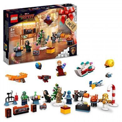 Конструктор LEGO Super Heroes Новорічний календар "Вартові Галактики" 268 деталей (76231)