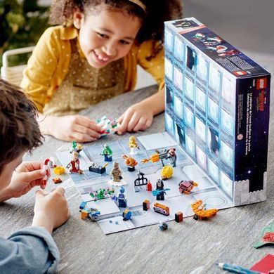 Конструктор LEGO Super Heroes Новорічний календар "Вартові Галактики" 268 деталей (76231)
