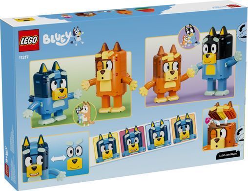 LEGO&reg; Bluey Семья Блуи из кубиков Набор фигурок 11217