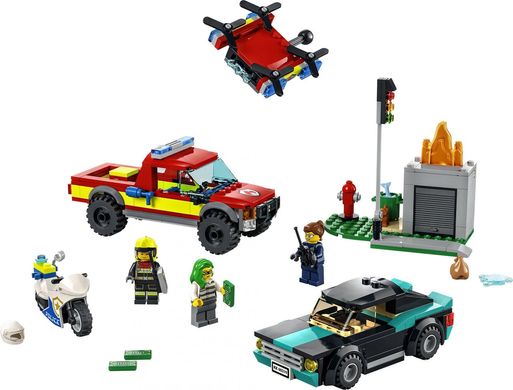 LEGO 60319 LEGO City Пожарная бригада и полицейская погоня
