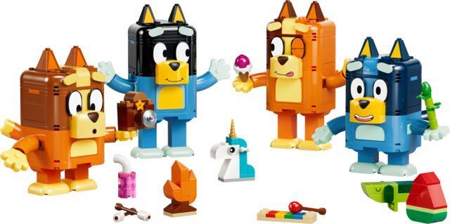 LEGO&reg; Bluey Семья Блуи из кубиков Набор фигурок 11217