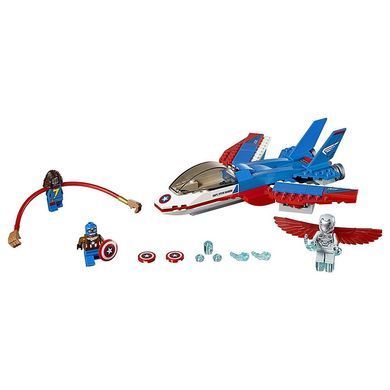Конструктор LEGO Super Heroes Воздушная погоня Капитана Америка 76076