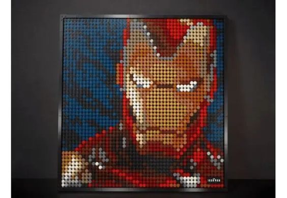 Конструктор LEGO Art Marvel Залізна людина 31199