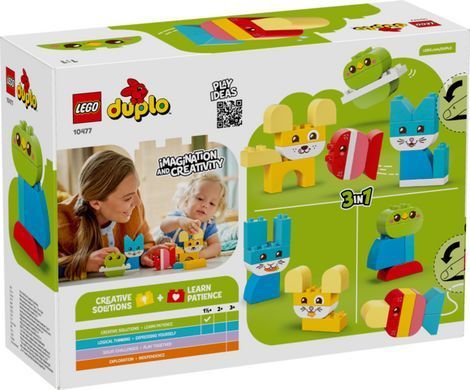 LEGO DUPLO Чарівні творчі домашні улюбленці 3 в 1 10477