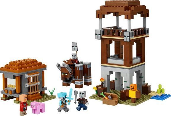 LEGO&reg; Minecraft&reg; Аванпост разбойников и опустошитель Геймерский конструктор 21278