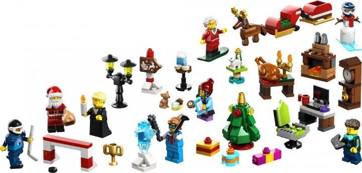 Конструктор LEGO City Новорічний адвент календар на 2023 рік 258 деталей 60381