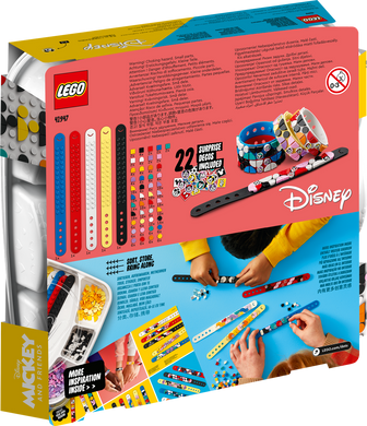 LEGO® DOTS Большой набор браслетов: Микки и его друзья 41947