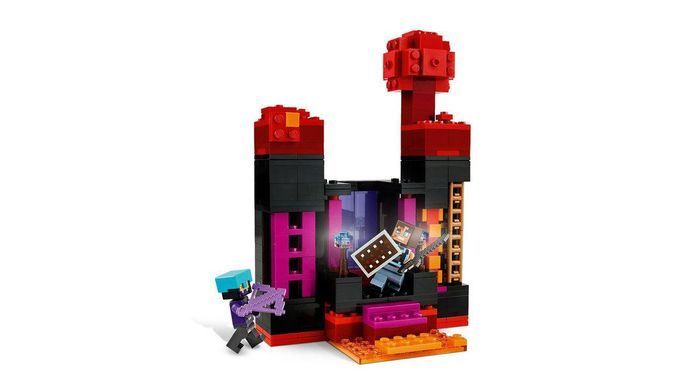 LEGO&reg; Minecraft&reg; Вежа Ендермена дитяча іграшка, подарунок геймерам 21279