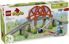 Конструктор LEGO DUPLO Додатковий набір. Залізничний міст і колії 10426