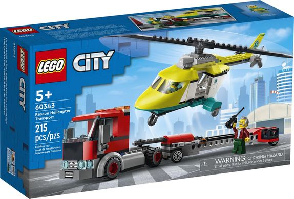 LEGO 60343 LEGO City Грузовик для спасательного вертолёта 60343
