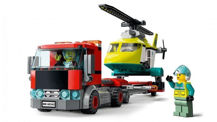 LEGO 60343 LEGO City Грузовик для спасательного вертолёта 60343