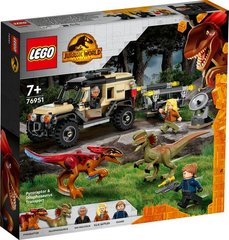 LEGO® Jurassic World Перевозка пирораптора и дилофозавра 76951