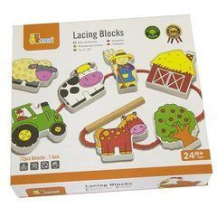 Шнурівка Viga Toys "Ферма" (59548)