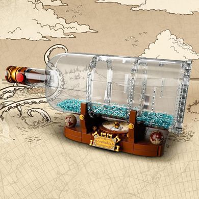 Конструктор LEGO Ideas Корабель у пляшці 92177