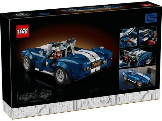 LEGO&reg; Icons Shelby Cobra 427 S/C Набор для взрослых с коллекционной моделью автомобиля 10357