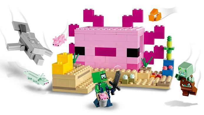 LEGO Minecraft Дом-Аксолотль 21247