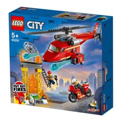 Конструктор LEGO City Пожежний рятувальний гелікоптер 60281