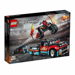 Конструктор LEGO® Technic Каскадерська вантажівка й мотоцикл (42106)