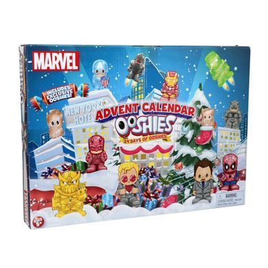 Набор игровых фигурок OOSHIES &ndash; АДВЕНТ-КАЛЕНДАРЬ МАРВЕЛ (24 фигурки)
