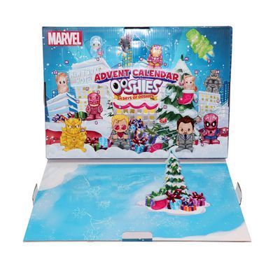 Набор игровых фигурок OOSHIES &ndash; АДВЕНТ-КАЛЕНДАРЬ МАРВЕЛ (24 фигурки)