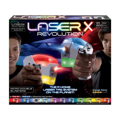 Ігровий набір для лазерних боїв - LASER X REVOLUTION MICRO ДЛЯ ДВОХ ГРАВЦІВ