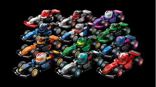 LEGO&reg; Колекційні автомобілі для перегонів F1&reg; Набір транспорту 71049