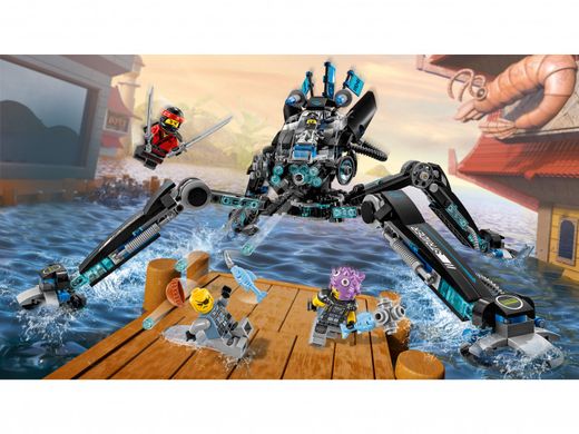 Конструктор LEGO NINJAGO Водяной робот 494 детали 70611 DRC
