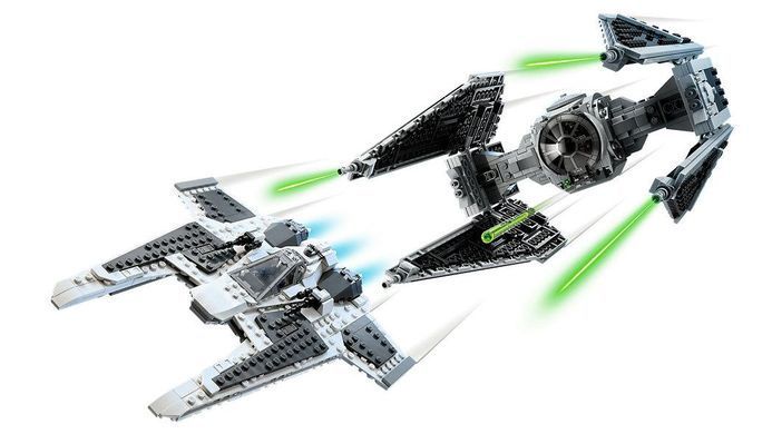 LEGO&reg; Star Wars Мандалорский истребитель против перехватчика TIE 75348