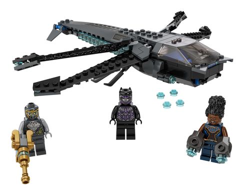 Конструктор LEGO ЛЕГО Супергерої Флаєр-дракон Чорної Пантери 76186